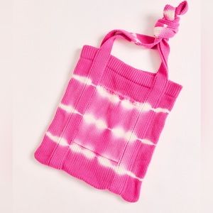 LoveShackFancy Foucault Crossbody Tie Dye Knit Bag